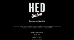 Desktop Screenshot of hedsalon.com