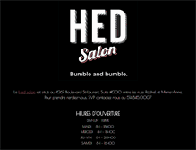 Tablet Screenshot of hedsalon.com